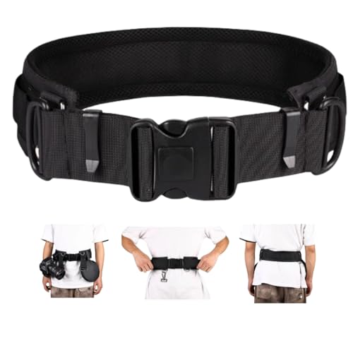BOLLUMA Universeller Kamera-Hüftgurt für Outdoor-Fotografen, Multifunktions-Bund, Verstellbarer Gurthalter Holster mit D-Ringen, kompatibel mit Nikon, Canon, Sony, Pentax, Olympus, DSLR-Kamerastativ BOLLUMA Universeller Kamera-Hüftgurt für Outdoor-Fotografen, Multifunktions-Bund, Verstellbarer Gurthalter Holster mit D-Ringen, kompatibel mit Nikon, Canon, Sony, Pentax, Olympus, DSLR-Kamerastativ von BOLLUMA