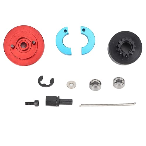 Speed ​​Clutch Set, Kupplung für 1/10 RC 1:10 Durable Excellent for 1/10 RC Nitro Engine(rot) von BOLORAMO