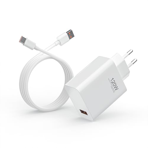Xiaomi Schnellladegerät 120W mit 2m USB C Kabel, Turbo Ladegerät und Kabeln für Xiaomi 14 Ultra 13T Pro 13 Ultra 12T Pro 12T 12 Pro 11T Pro Redmi Note 13 12 11S 10 Pro Mi 11 Ultra 11i etc Xiaomi Schnellladegerät 120W mit 2m USB C Kabel, Turbo Ladegerät und Kabeln für Xiaomi 14 Ultra 13T Pro 13 Ultra 12T Pro 12T 12 Pro 11T Pro Redmi Note 13 12 11S 10 Pro Mi 11 Ultra 11i etc von BOLUX-JS