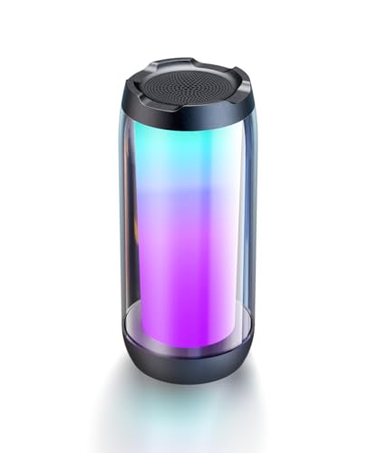 BONBELONG Weihnachtsgeschenkideen, tragbarer Bluetooth-Lautsprecher, 24 Stunden Akkulaufzeit, mehrfarbiges LED-Licht, kleine Outdoor-Sportveranstaltung, modischer und farbenfroher Lautsprecher BONBELONG Weihnachtsgeschenkideen, tragbarer Bluetooth-Lautsprecher, 24 Stunden Akkulaufzeit, mehrfarbiges LED-Licht, kleine Outdoor-Sportveranstaltung, modischer und farbenfroher Lautsprecher von BONBELONG