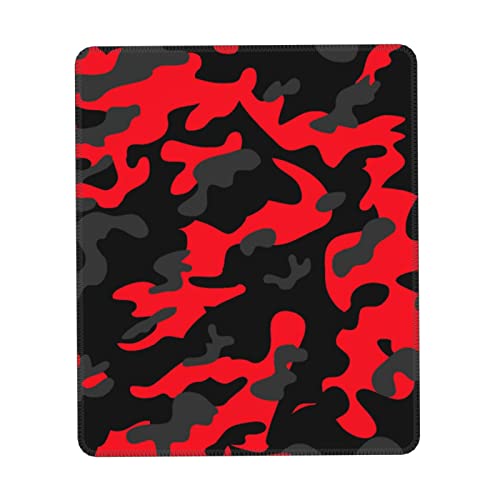 Rechteckiges Mauspad, rotes Camouflage-Gaming-Mauspad, rutschfestes Gummi-Mauspad, Schreibtischschutz, personalisierte Desktop-Dekoration Rechteckiges Mauspad, rotes Camouflage-Gaming-Mauspad, rutschfestes Gummi-Mauspad, Schreibtischschutz, personalisierte Desktop-Dekoration von BONDIJ