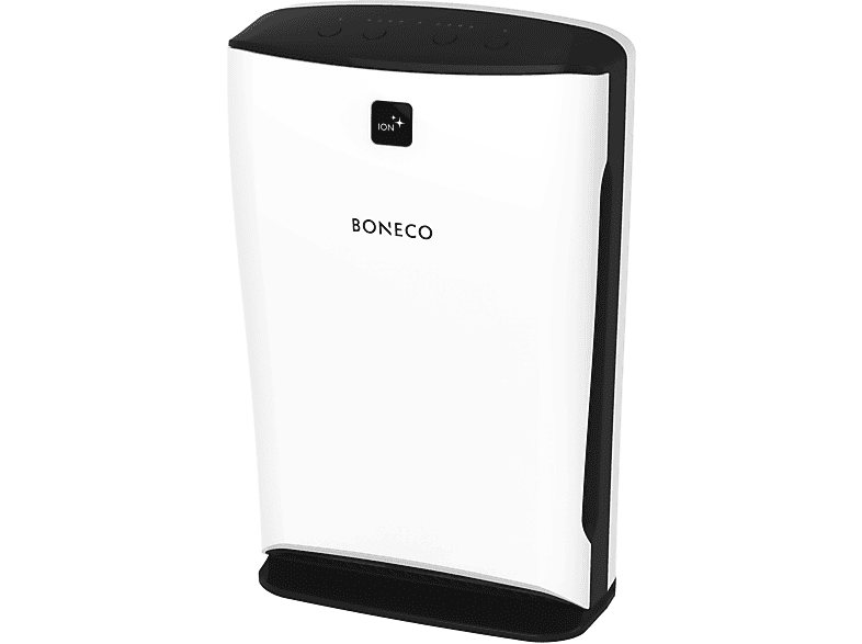 BONECO P340 Luftreiniger Weiß/Schwarz (50 Watt, Raumgröße: 40 m², 2-in-1 Filterpacket: HEPA- und Aktivkohlefilter) von BONECO
