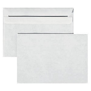 BONG Briefumschläge DIN C6 ohne Fenster weiß selbstklebend 1.000 St. von BONG