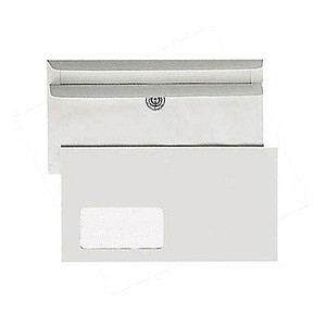 BONG Briefumschläge Kompakt-Brief mit Fenster grau selbstklebend 1.000 St. von BONG