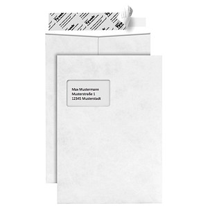 BONG Versandtaschen Tyvek® Pocket DIN C4 mit Fenster weiß 20 St. von BONG