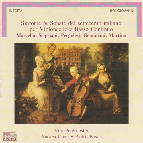 Sinfonie & Sonate del settecento italiano per Violoncello e Basso Continuo von BONGIOVANNI