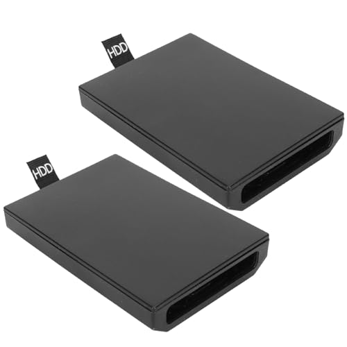 2pcs Konsole Interne Festplattengehäuse für X Box 360 Slim Ersatz HDD -Fallschale (Nicht Inklusive Festplatte), Konsole Interner HDD -Fall, Konsole -Festplatte Fall von BONKZEBU