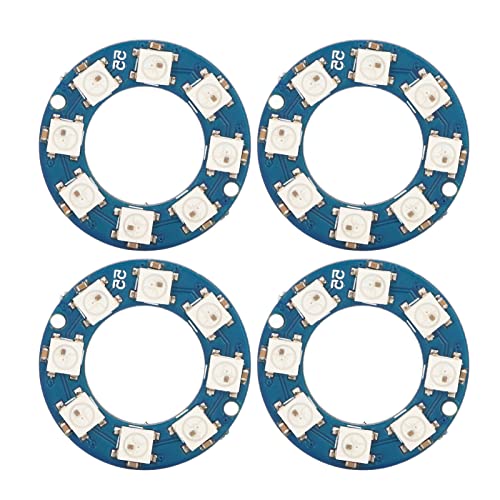 4pcs LED Ring Lamp Board RGB Full Color, 8pcs LED WS2812 5050 Chip Zur Dekoration, RGB Full Color LED Ring Light Board, WS2812 5050 Chip LED -Lampenmodul, RGB -Lichtmodul für 4pcs LED Ring Lamp Board RGB Full Color, 8pcs LED WS2812 5050 Chip Zur Dekoration, RGB Full Color LED Ring Light Board, WS2812 5050 Chip LED -Lampenmodul, RGB -Lichtmodul für von BONKZEBU