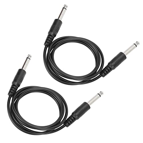 BONKZEBU 6,35 Mm Gitarrenkabel, 3,3 Fuß Professionelles Gitarreninstrument -Kabel -Rauschen für Bassgitarre von BONKZEBU