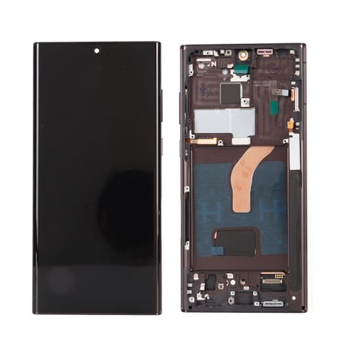 BONKZEBU Der Ersatz für den Bildschirm des Telefons mit Frame -Fingerabdruckfunktion Schwarz, Touch Display Digitalisierer Montage Telefon Ersatzteile für S 22 Ultra S908U W BONKZEBU Der Ersatz für den Bildschirm des Telefons mit Frame -Fingerabdruckfunktion Schwarz, Touch Display Digitalisierer Montage Telefon Ersatzteile für S 22 Ultra S908U W von BONKZEBU