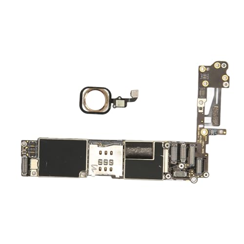 BONKZEBU Entsperren Sie das Motherboard mit Touch -ID -Fingerabdruck, Entsperrter Logikscheibe Austausch für 6 US -Version, Entsperrte Telefon -Hauptlogik -Board, Handy Mainboard (128 GB) von BONKZEBU