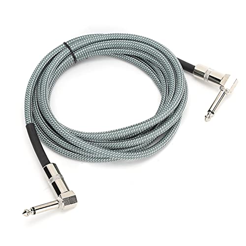 BONKZEBU Stereo -Audiokabel, Niedriggeräusche Guten Flexibilität Audiokabel, E -Gitarrenkabel -Gitarren -Amp -Kabel für Mixer, Mikrofone, Elektrikgitarren, Musikinstrumentenzubehör (JD6207) von BONKZEBU