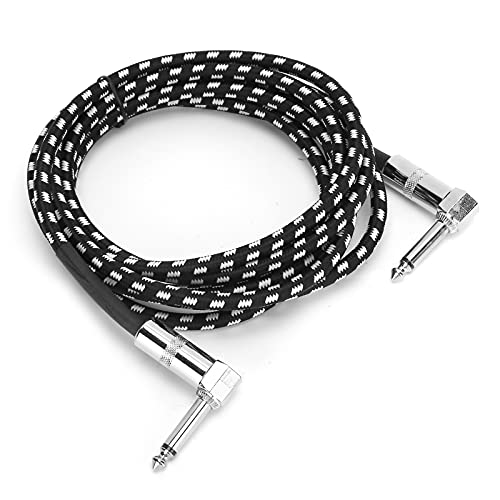 BONKZEBU Stereo -Audiokabel, Niedriggeräusche Guten Flexibilität Audiokabel, E -Gitarrenkabel -Gitarren -Amp -Kabel für Mixer, Mikrofone, Elektrikgitarren, Musikinstrumentenzubehör (JD6209) von BONKZEBU