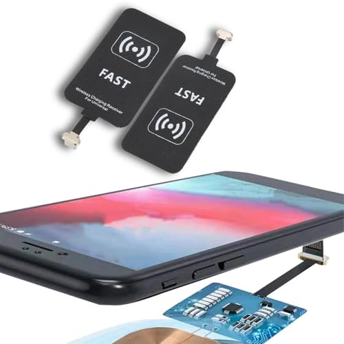 Kabelloser Ladeempfänger, Kabelloser Ladeempfänger Typ C, Kabelloser Ladeempfänger, Faltbarer Stecker, Stabiler, Effizienter Kabelloser Ladegerät-Adapter Kabelloser Ladeempfänger, Kabelloser Ladeempfänger Typ C, Kabelloser Ladeempfänger, Faltbarer Stecker, Stabiler, Effizienter Kabelloser Ladegerät-Adapter von BONKZEBU
