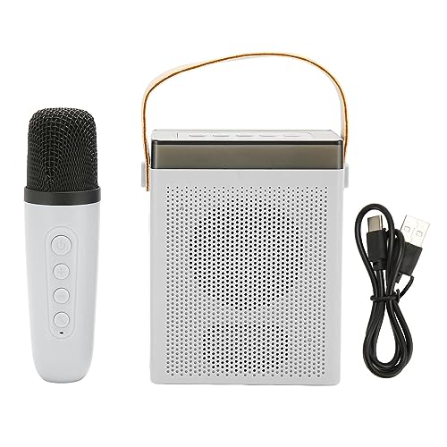Karaoke Machine, 360 -Grad -Surround -Sound -Effekt Tragbarer Karaoke -Lautsprecher, Long Battery Life Machine für Home Party KTV (BONKZEBUz1hfngbmps-12) von BONKZEBU