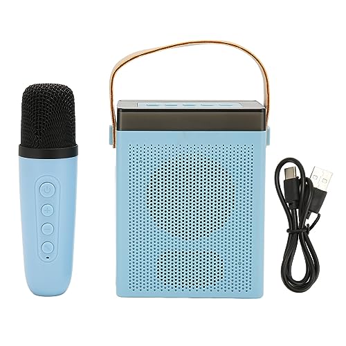 Karaoke Machine, 360 -Grad -Surround -Sound -Effekt Tragbarer Karaoke -Lautsprecher, Long Battery Life Machine für Home Party KTV (BONKZEBUz1hfngbmps-13) von BONKZEBU