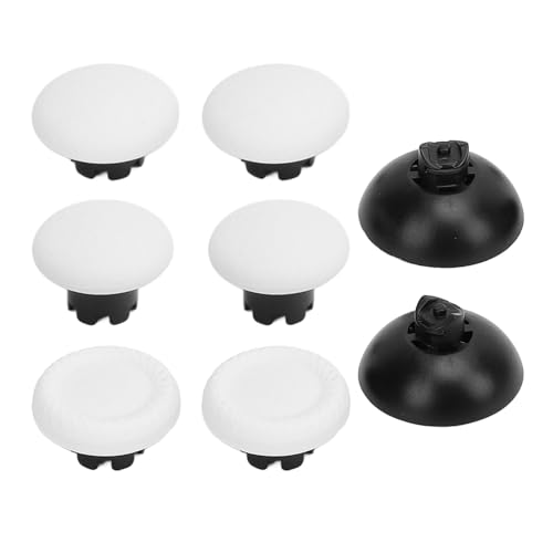 Performance Thumbstick Caps Ersatzkit, Verstärkter Daumenstifte für Griffersatz, Verbesserter Komfort -Daumenstock -Griffe für Kantencontroller (Weiß) von BONKZEBU