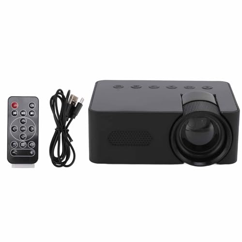 -Projektor, 4-Ω-2-W-Lautsprecher, Kompakter Projektor mit WLAN und, Stromversorgung über Tragbaren Projektor mit Typ-C-Schnittstelle, für den Innen- und Außenbereich -Projektor, 4-Ω-2-W-Lautsprecher, Kompakter Projektor mit WLAN und, Stromversorgung über Tragbaren Projektor mit Typ-C-Schnittstelle, für den Innen- und Außenbereich von BONKZEBU