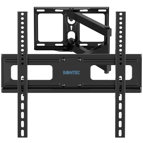 BONTEC TV Wandhalterung für 26-60 Zoll Flach- und Curved-Fernseher, Schwenkbar und Neigbar, Ausziehbare TV Halterung, Max. VESA 400x400mm, Bis zu 45kg, Perfekt für Eckmontage BONTEC TV Wandhalterung für 26-60 Zoll Flach- und Curved-Fernseher, Schwenkbar und Neigbar, Ausziehbare TV Halterung, Max. VESA 400x400mm, Bis zu 45kg, Perfekt für Eckmontage von BONTEC
