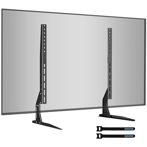 BONTEC Universal TV Standfüße für LCD LED 22-65 Zoll Fernseher Tisch Beine Füße Höhenverstellbar bis zu 50KG, Max.VESA 800x400mm von BONTEC