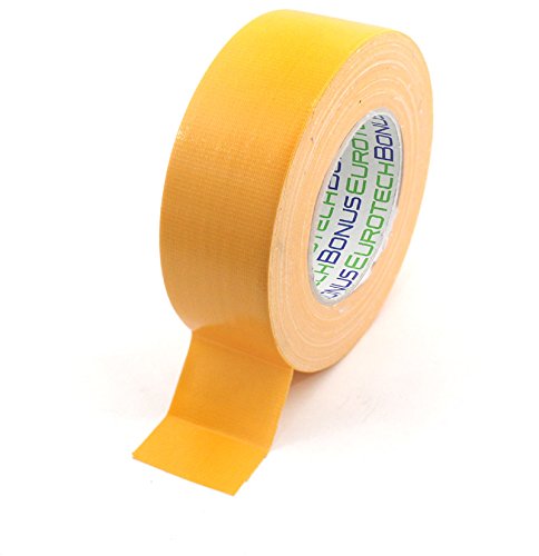BONUS Eurotech 1BC12.47.0050/050A# Premium Duct Tape, Klebstoff auf Naturkautschuk Basis, mit PE laminiertes Gewebe, Länge 50 m x Breite 50 mm x Dicke 0,25 mm, Gelb BONUS Eurotech 1BC12.47.0050/050A# Premium Duct Tape, Klebstoff auf Naturkautschuk Basis, mit PE laminiertes Gewebe, Länge 50 m x Breite 50 mm x Dicke 0,25 mm, Gelb von BONUS Eurotech