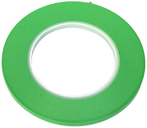 BONUS Eurotech 1BL23.32.0006/055A# Feine Linie Band, Klebstoff auf Basis von modifiziertem Kautschuk, PVC weich, 130 Grad C, Länge 55 m x Breite 6 mm x Dicke 0,13 mm, Grün von BONUS Eurotech