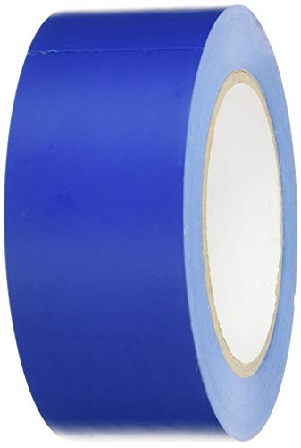 BONUS Eurotech 1BL23.44.0050/033A# PVC Bodenmarkierungsband, Klebstoff auf Kautschuk Basis, weich, Länge 33 m x Breite 50 mm x Dicke 0,17 mm, Blau von BONUS Eurotech