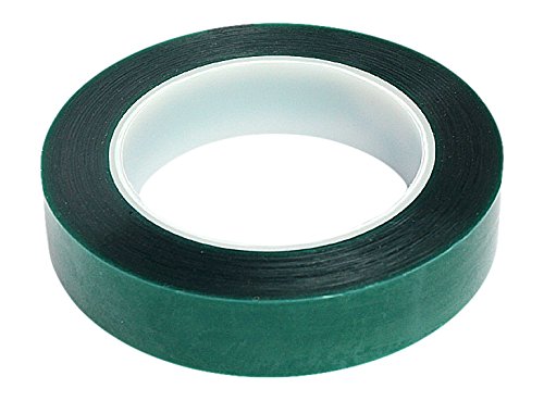 BONUS Eurotech 1BL54.03.0025/066A# Abdeckband aus Polyester, Silikonklebstoff, 240 Grad C, Länge 66 m x Breite 25 mm x Gesamtdicke 0,085 mm, Grün/Durchsichtig von BONUS Eurotech