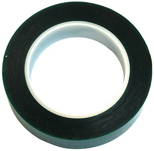 BONUS Eurotech 1BL54.03.0038/066A# Abdeckband aus Polyester, Silikonklebstoff, 240 Grad C, Länge 66 m x Breite 38 mm x Gesamtdicke 0,085 mm, Grün/Durchsichtig von BONUS Eurotech