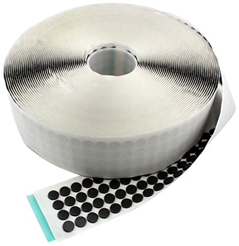 BONUS Eurotech 1XF12.00.0000/016A# Selbstklebender Schaumkreise DVD/CD Ø 16, PE Schaum, Anthrazit (500-er Pack) von BONUS Eurotech