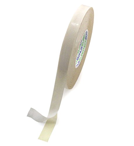 BONUS Eurotech 2BC10.01.0019/025A# Doppelseitiges Klebeband, Breite 19 mm, Länge 50 m, synthetische Kautschuk, Gesamtdicke 0,255 mm von BONUS Eurotech