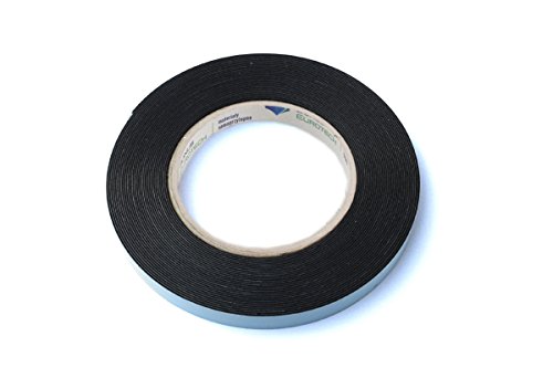 BONUS Eurotech 2BF42.61.0012/010A# Doppelseitiges Schaumstoffklebeband, Acrylklebstoff, Geschlossenzelliger Polyethylen, Länge 10 m x Breite 12 mm x Gesamtdicke 0,8 mm, Schwarz BONUS Eurotech 2BF42.61.0012/010A# Doppelseitiges Schaumstoffklebeband, Acrylklebstoff, Geschlossenzelliger Polyethylen, Länge 10 m x Breite 12 mm x Gesamtdicke 0,8 mm, Schwarz von BONUS Eurotech