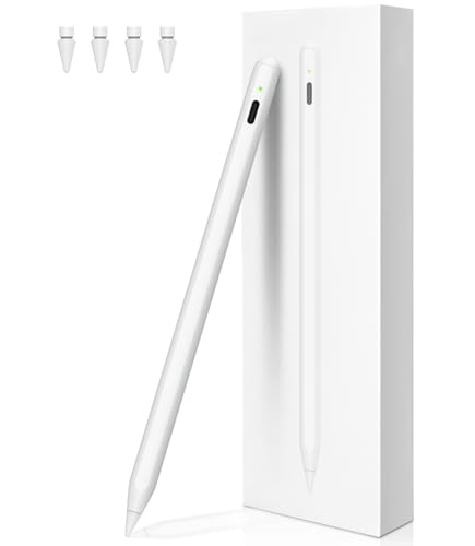 iPencil 2. Generation für ipad (2018-2023), Magnetische drahtlose Aufladung Stift für ipad Mit Handfläche Ablehnung& Neigung, Stylus Pen für iPad 6/7/8/9/10, Mini 5/6, Air 3/4/5, Pro 11" &12.9" von BONZATA