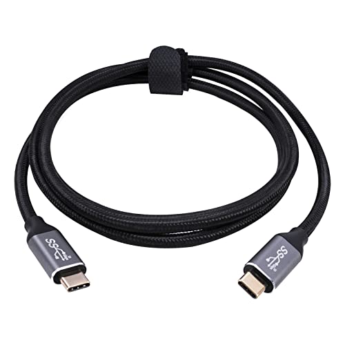 BOOBRIE 100W USB-C Kabel 1M Typ C Stecker kabel 3.1 GEN2-Verlängerungskabel Handy-PD-Aufladung bis zu 5A und 10 Gbit/s Hochgeschwindigkeits-Datenübertragung für Windows,Mac,Android-PC/Laptop/Tablet von BOOBRIE