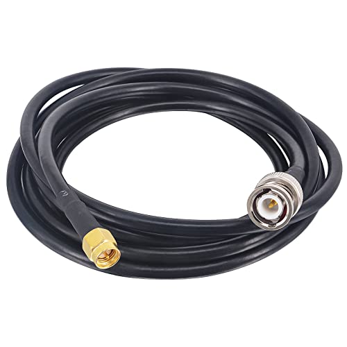 BOOBRIE RG58 SMA Kabel 2M SMA BNC BNC Stecker auf SMA Stecker Koaxialkabel BNC Low Loss Bridge Kabel für Antennen, WLAN Geräte, HF Koaxialstecker, RF Koaxialkabel, WLAN Kabel... von BOOBRIE