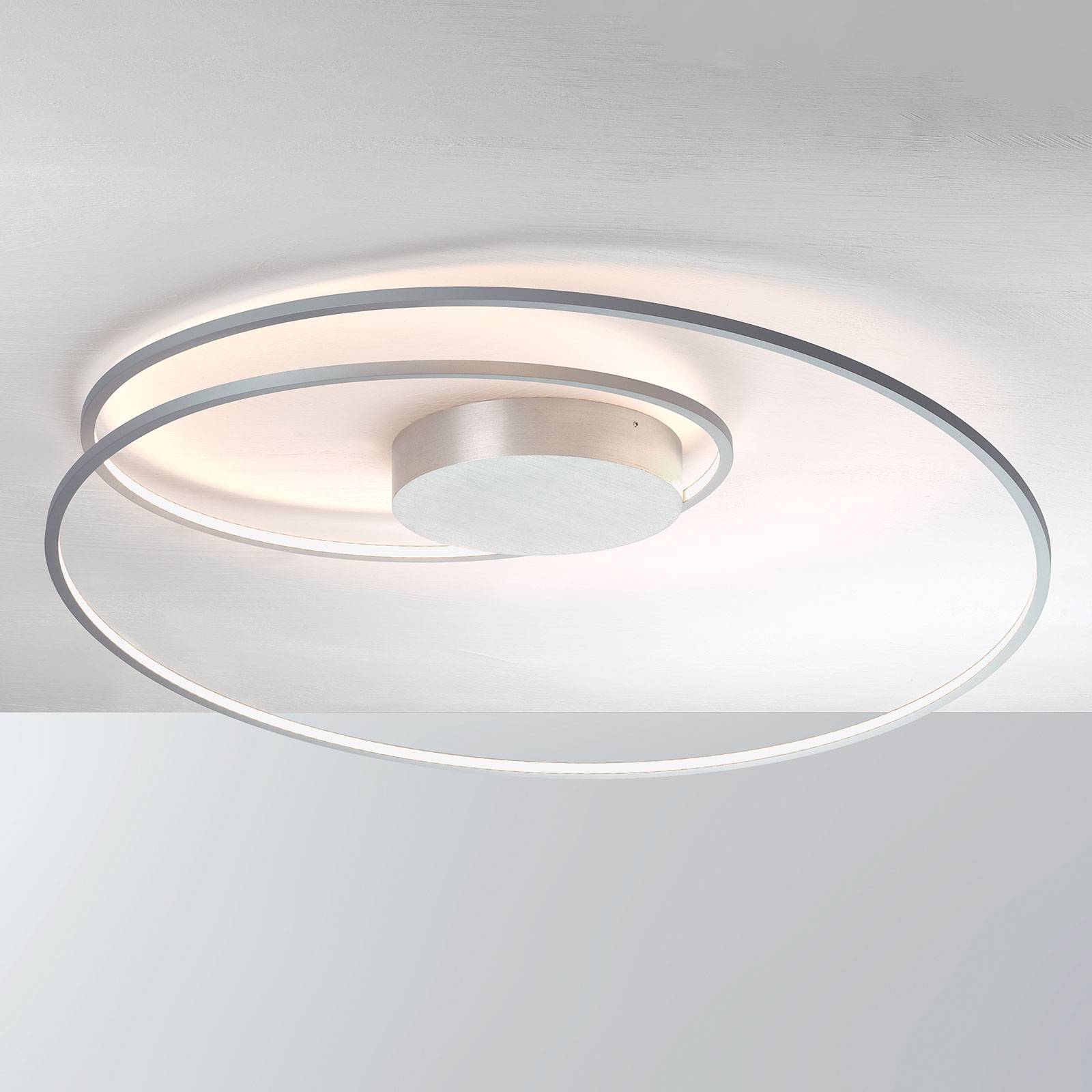 Bopp At LED-Deckenleuchte aluminium 70cm Bopp At LED-Deckenleuchte aluminium 70cm von BOPP