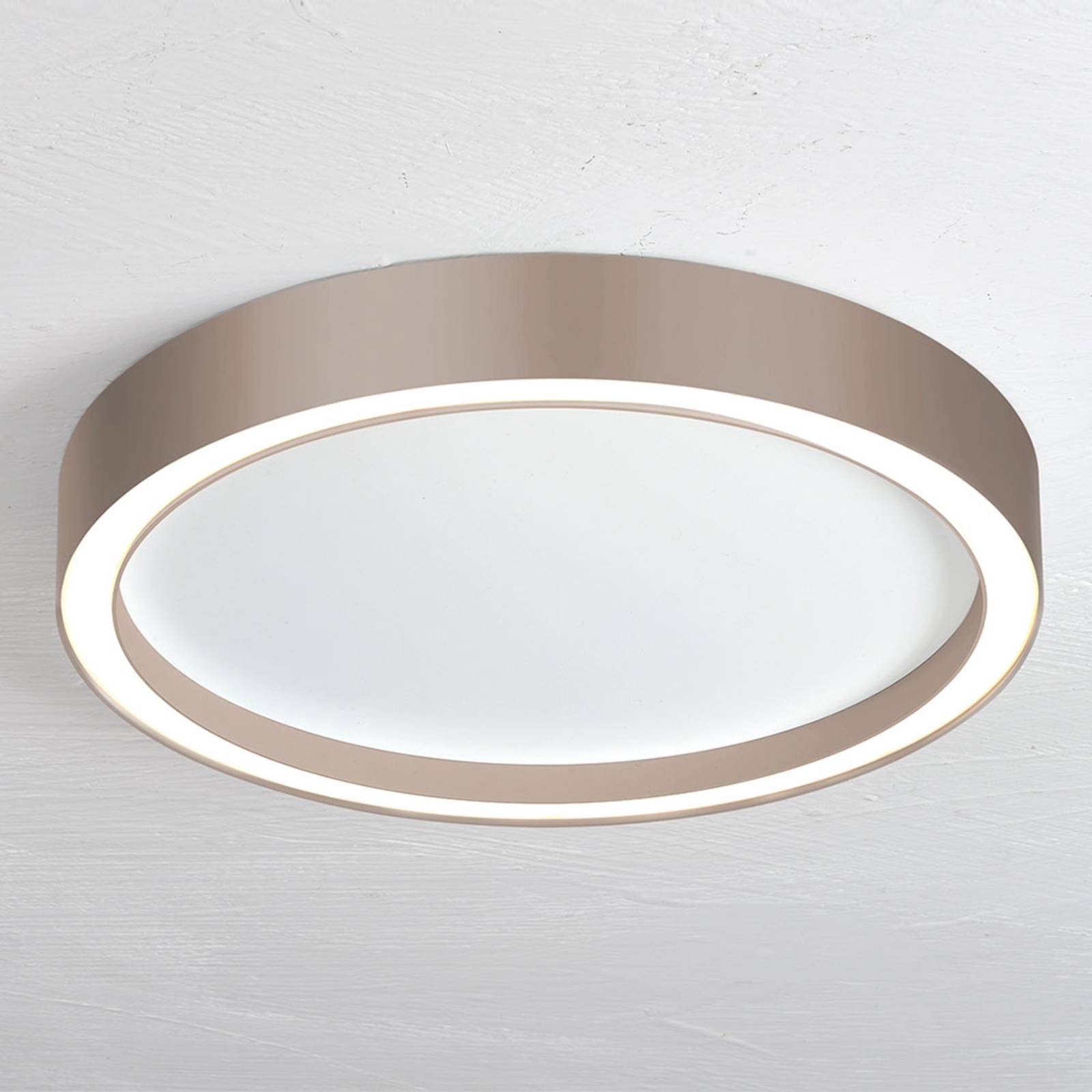 Bopp Aura LED-Deckenlampe Ø 40cm weiß/taupe Bopp Aura LED-Deckenlampe Ø 40cm weiß/taupe von BOPP