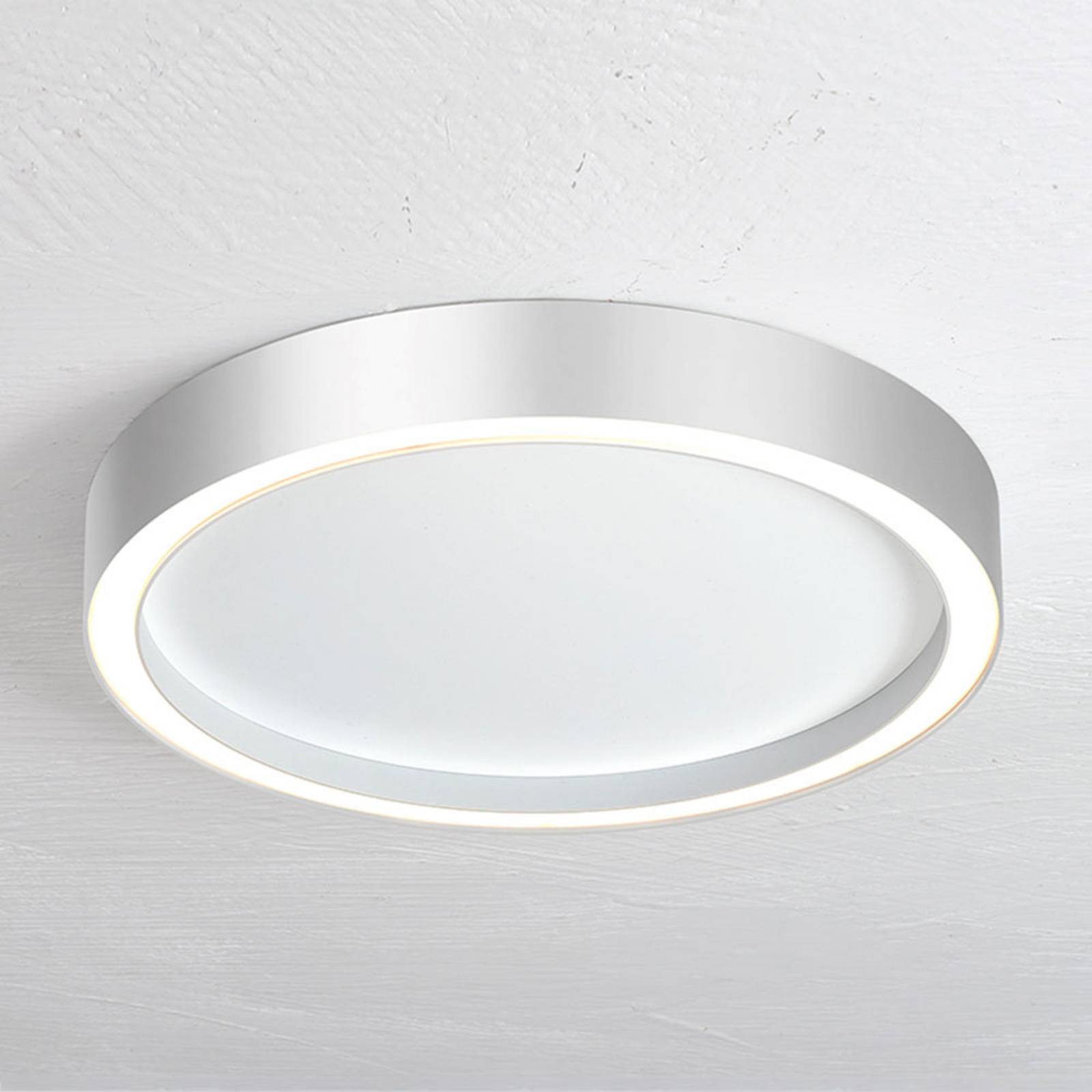 Bopp Aura LED-Deckenleuchte Ø 30cm weiß/aluminium von BOPP
