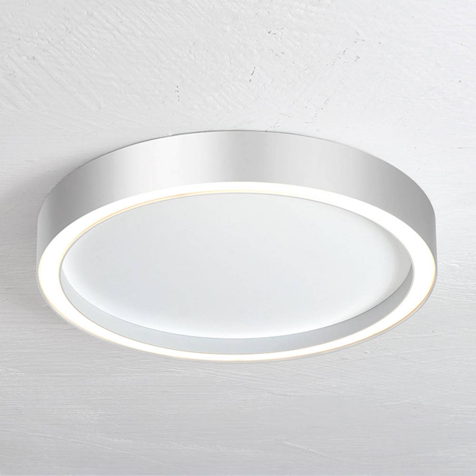Bopp Aura LED-Deckenleuchte Ø 30cm weiß/aluminium Bopp Aura LED-Deckenleuchte Ø 30cm weiß/aluminium von BOPP