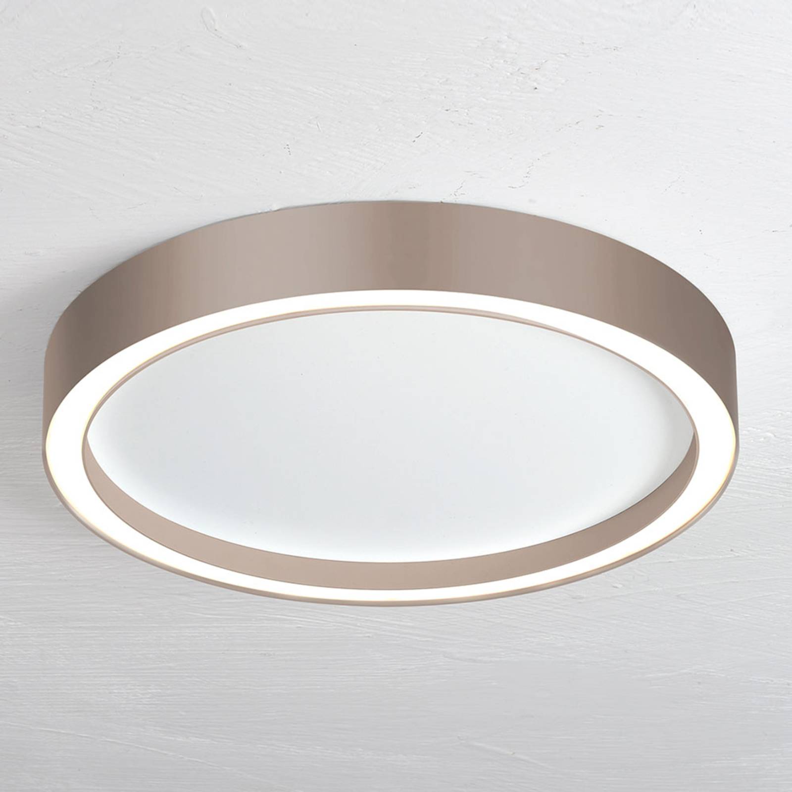 Bopp Aura LED-Deckenleuchte Ø 55cm weiß/taupe Bopp Aura LED-Deckenleuchte Ø 55cm weiß/taupe von BOPP