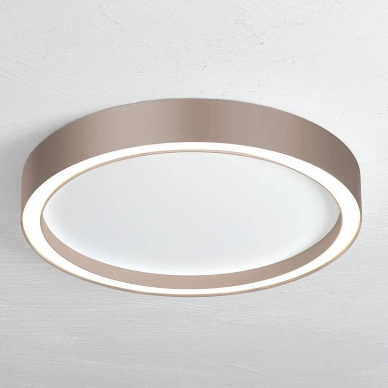 Bopp Aura LED-Deckenleuchte Ø 55cm weiß/taupe von BOPP