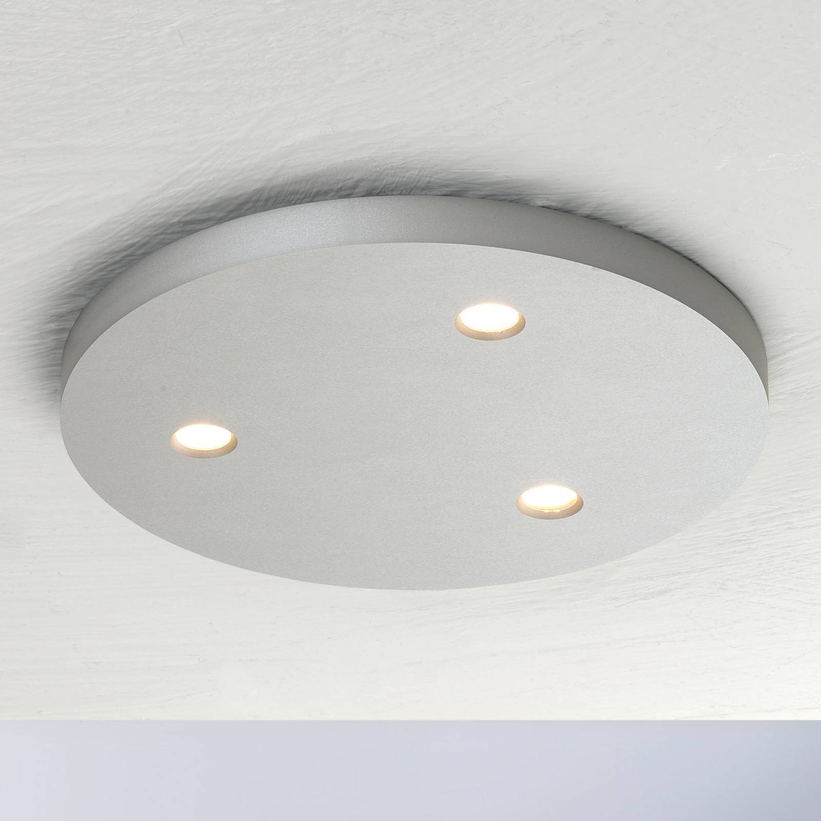 Bopp Close LED-Deckenlampe 3-flammig rund alu Bopp Close LED-Deckenlampe 3-flammig rund alu von BOPP