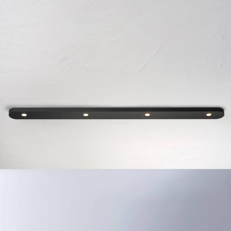 Bopp Close LED-Deckenleuchte vierflammig, schwarz von BOPP