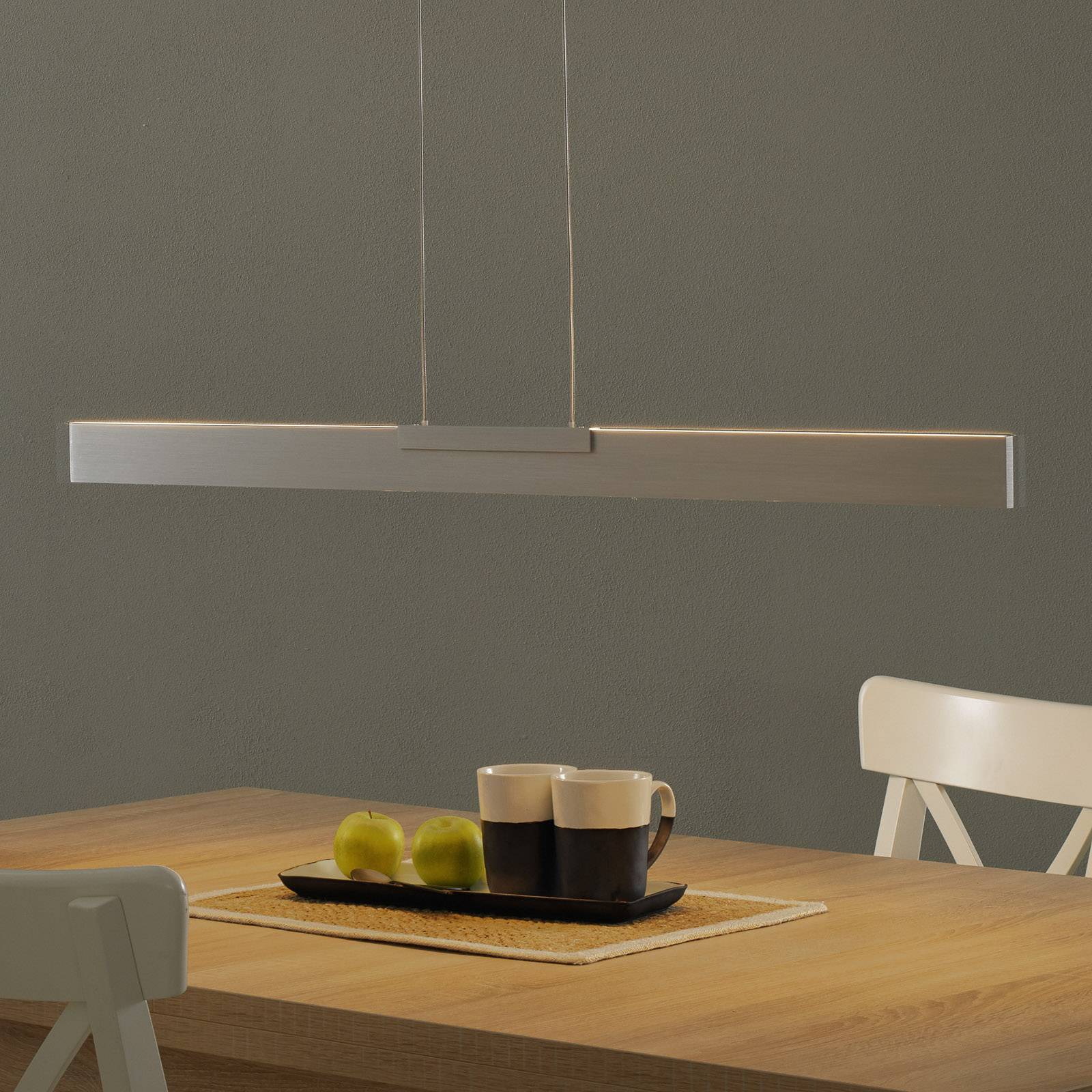 Bopp Nano - LED-Hängeleuchte, aluminium 100cm Bopp Nano - LED-Hängeleuchte, aluminium 100cm von BOPP
