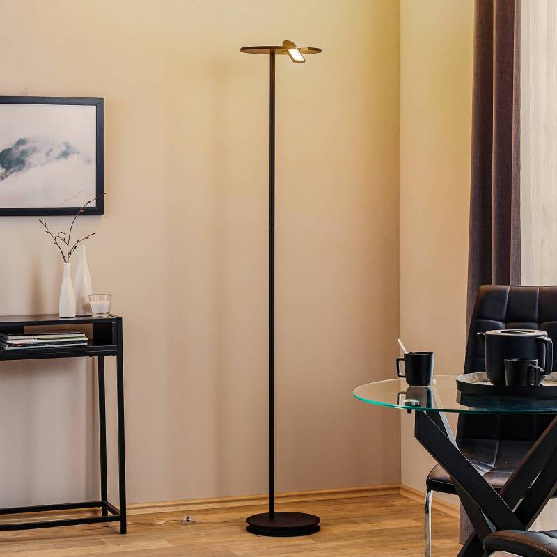 Bopp Share LED-Deckenfluter mit Leselampe, schwarz von BOPP