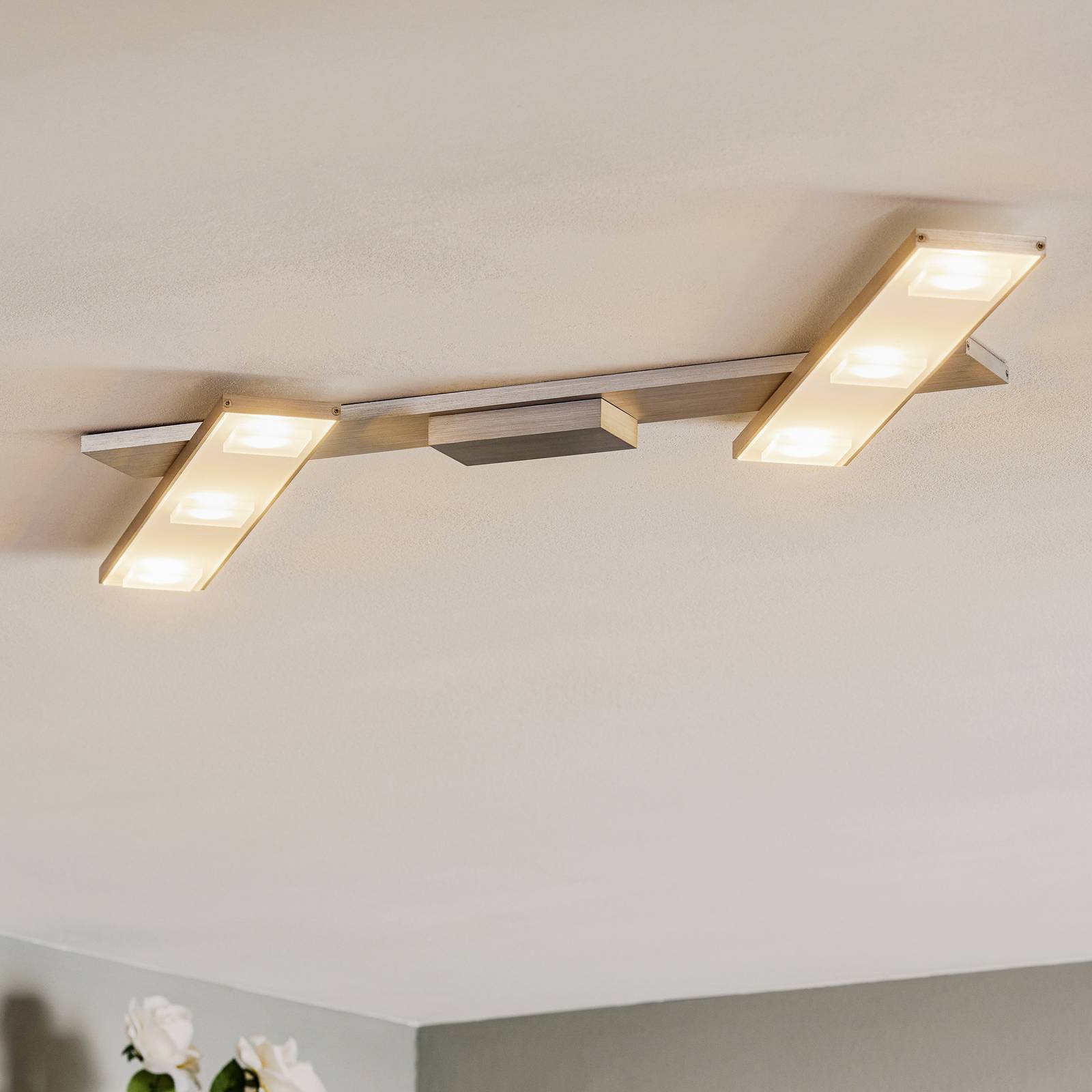 Bopp Slight schwenkbare LED-Deckenlampe alu Bopp Slight schwenkbare LED-Deckenlampe alu von BOPP