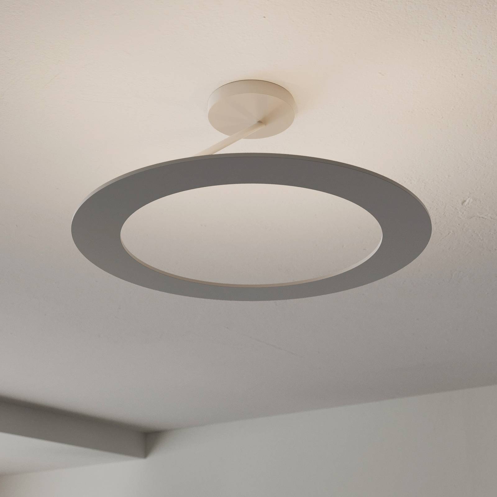 Bopp Stella Deckenlampe 1Ring Ø 30cm alu/weiß Bopp Stella Deckenlampe 1Ring Ø 30cm alu/weiß von BOPP