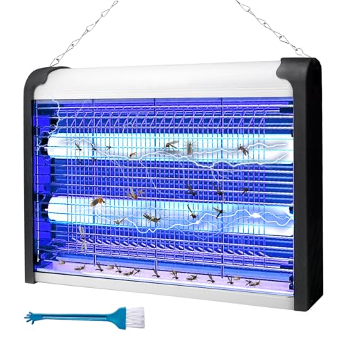 Insektenvernichter Elektrisch, Mückenlampe, Fliegenfalle Elektrisch, Aufhängbar Insektenlampe Mosquito Killer, für Küche, Schlafzimmer, Campingund Andere von BORDEAG