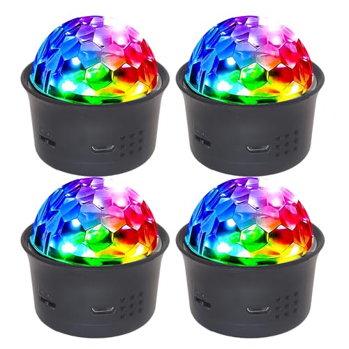 Mini Discokugel Licht,4 Stück 5V Disco Party Lichter Mit USB,Disco Lichter LED,Musikgesteuert Licht,Mini Discolicht,Disco Lichter Für Partys,Autoinnendekoration,KTV,Geburtsta,Geschenk Mini Discokugel Licht,4 Stück 5V Disco Party Lichter Mit USB,Disco Lichter LED,Musikgesteuert Licht,Mini Discolicht,Disco Lichter Für Partys,Autoinnendekoration,KTV,Geburtsta,Geschenk von BORDEAG