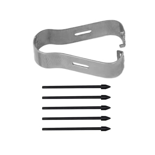 BORDSTRACT 5 Stück Stylus-Spitzen, präzise empfindliche tragbare Ersatz-Touch-Stylus-Spitzen, Ersatz-Touch-Stylus-Spitzen (Black) von BORDSTRACT